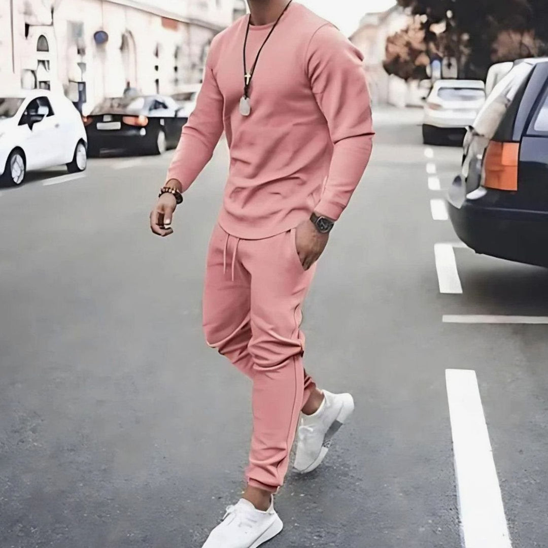 George | Men's Casual Long-Sleeve Two Piece Tracksuit Jogger Set