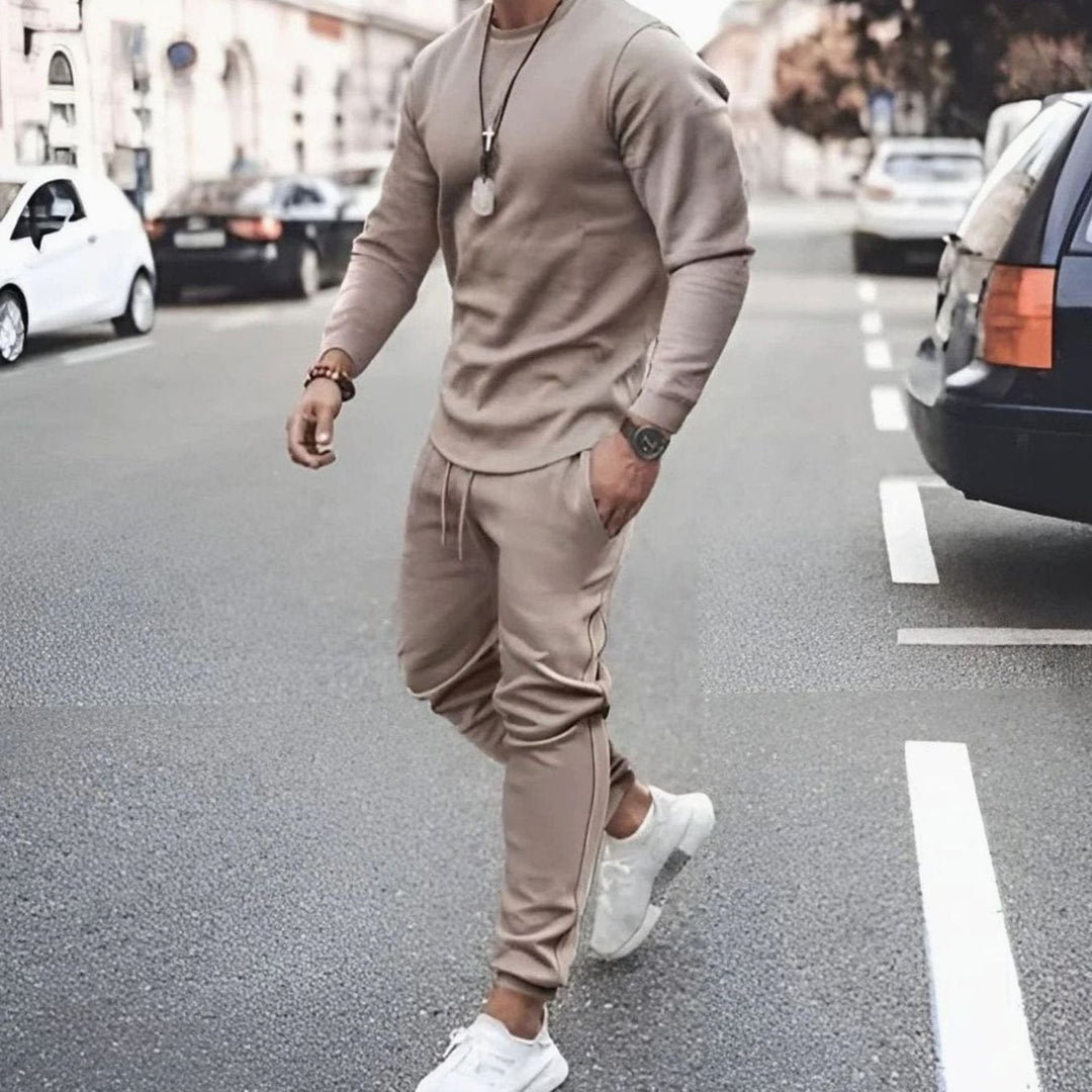 George | Men's Casual Long-Sleeve Two Piece Tracksuit Jogger Set