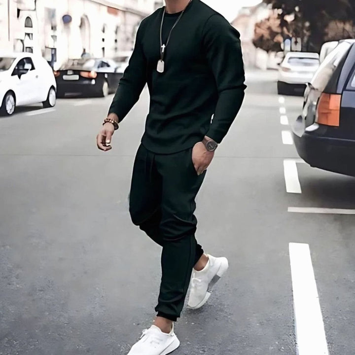 George | Men's Casual Long-Sleeve Two Piece Tracksuit Jogger Set