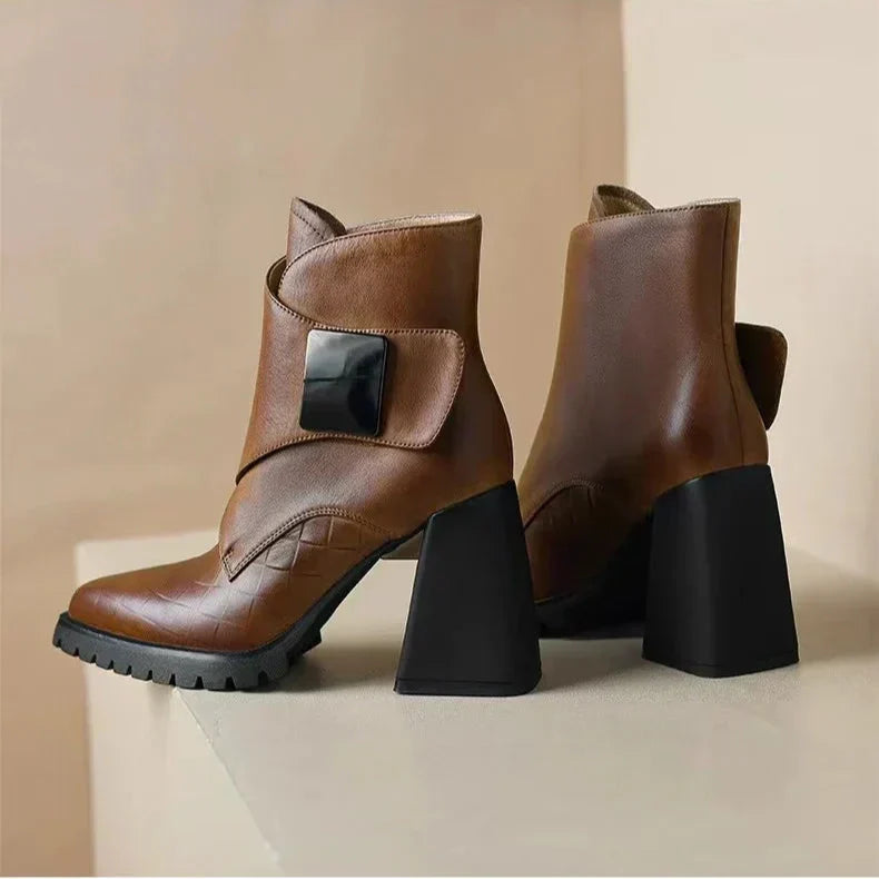 Boots For Women | Ankle-Length Shaft Upper Strap