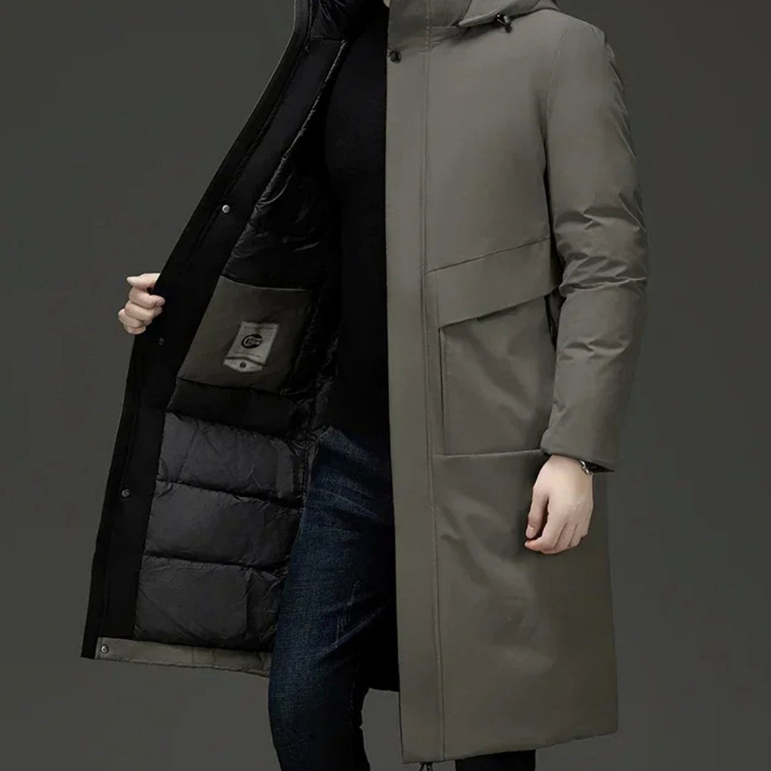 Gilbert | Men's Insulated Hooded Long Puffer Winter Coat