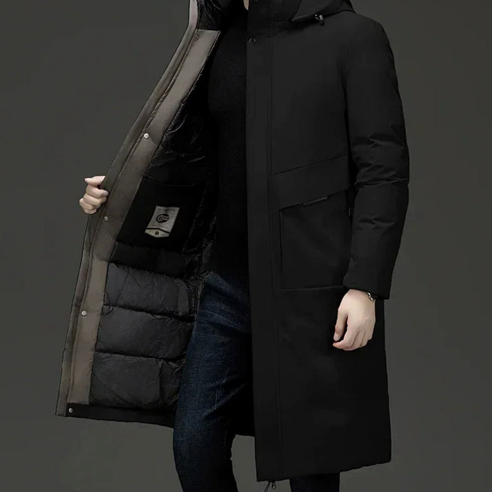 Gilbert | Men's Insulated Hooded Long Puffer Winter Coat