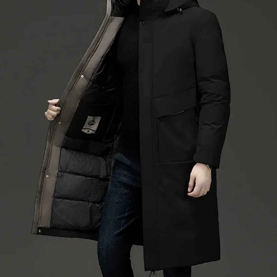 Gilbert | Men's Insulated Hooded Long Puffer Winter Coat