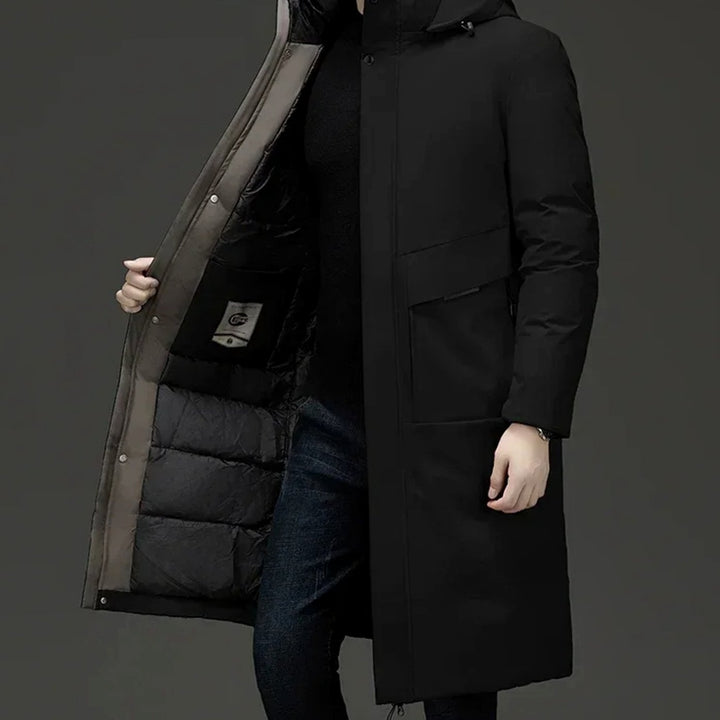 Gilbert | Men's Insulated Hooded Long Puffer Winter Coat