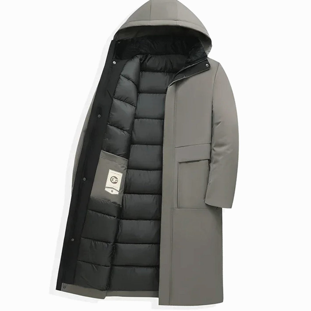 Gilbert | Men's Insulated Hooded Long Puffer Winter Coat