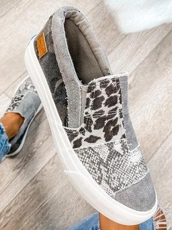 Loafers for Women | Patchwork Style Slip-On