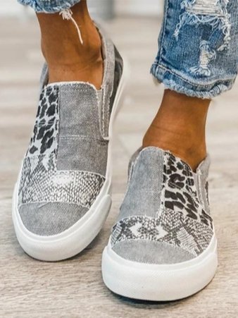 Loafers for Women | Patchwork Style Slip-On