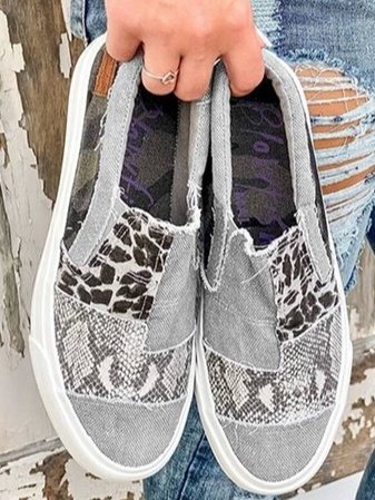 Loafers for Women | Patchwork Style Slip-On