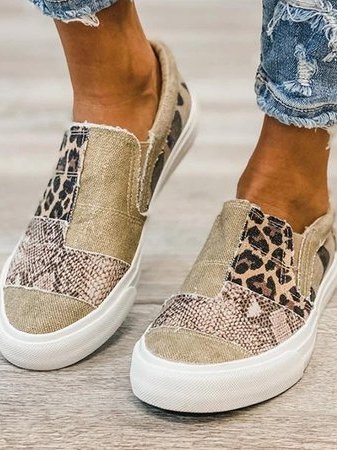 Loafers for Women | Patchwork Style Slip-On