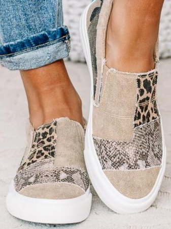 Loafers for Women | Patchwork Style Slip-On
