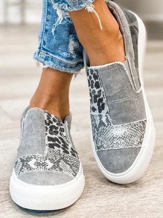 Loafers for Women | Patchwork Style Slip-On