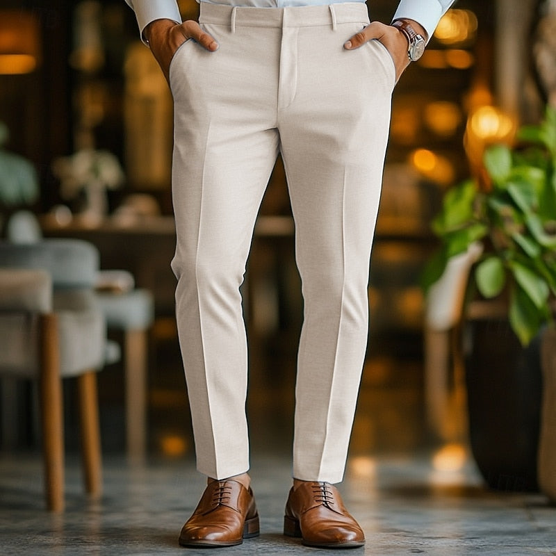 Glenn | Tailored Straight-Leg Trousers