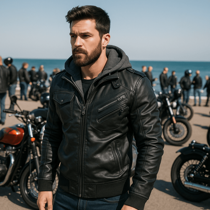 Men's Jacket | Zip-Up Hooded