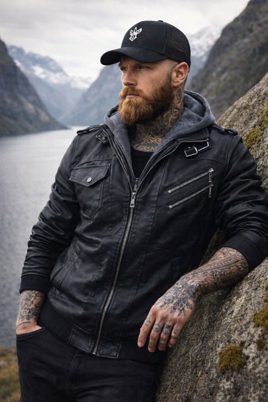 Men's Jacket | Zip-Up Hooded