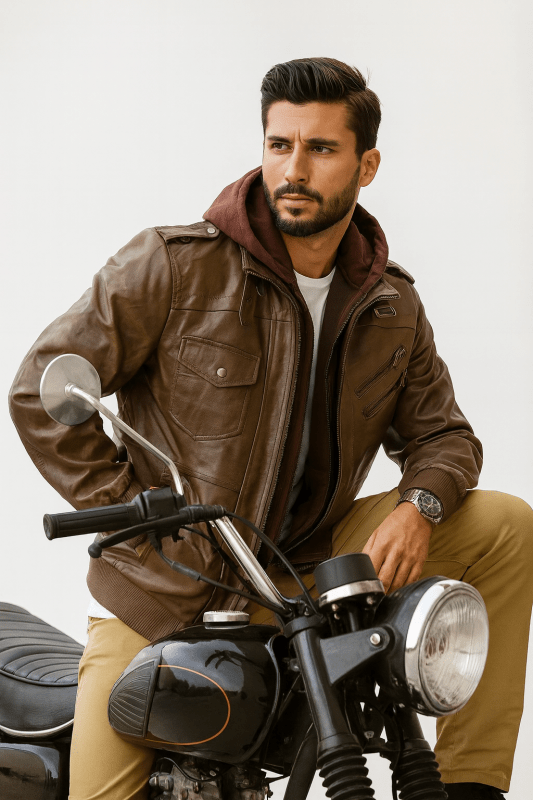 Men's Jacket | Zip-Up Hooded