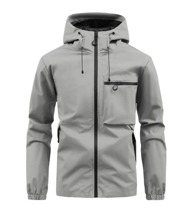 Men's Jacket | Zip-Up Detachable Hood