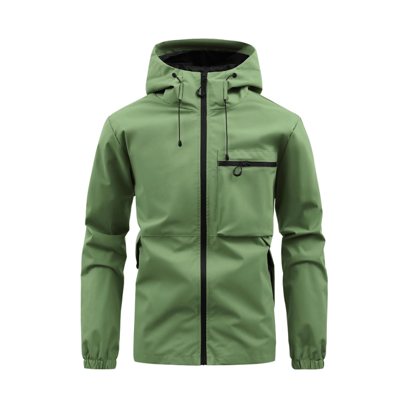 Men's Jacket | Zip-Up Detachable Hood