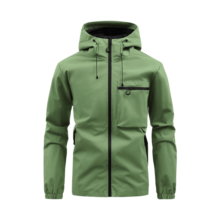 Men's Jacket | Zip-Up Detachable Hood