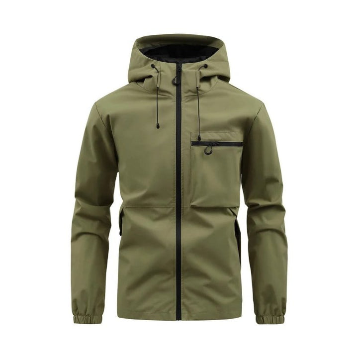 Men's Jacket | Zip-Up Detachable Hood