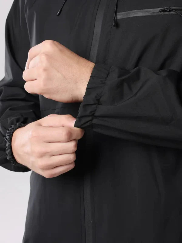 Men's Jacket | Zip-Up Detachable Hood