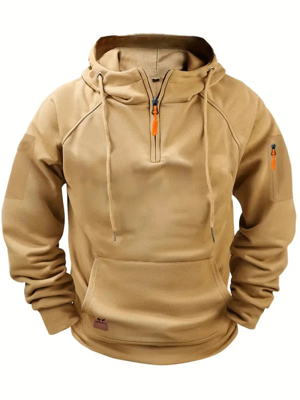 Men's Hoodie | Half-Zip Hoodie with Pocket