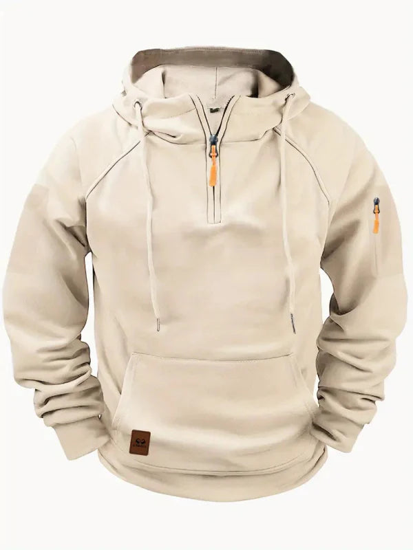 Men's Hoodie | Half-Zip Hoodie with Pocket