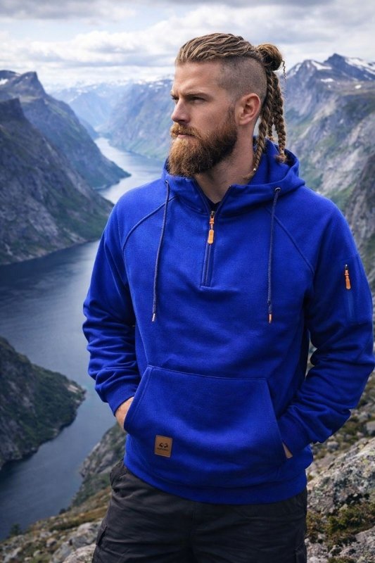 Men's Hoodie | Half-Zip Hoodie with Pocket