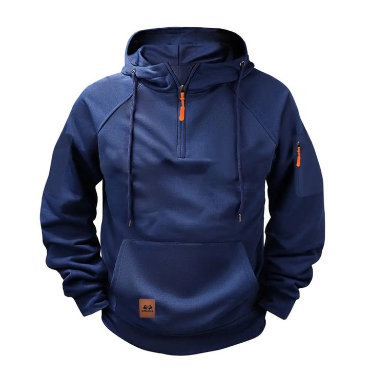 Men's Hoodie | Half-Zip Hoodie with Pocket