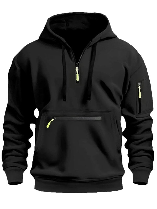 Men's Hoodie | Half Zip Pullover