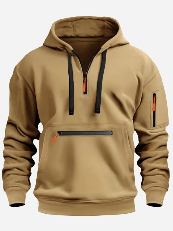 Men's Hoodie | Half Zip Pullover