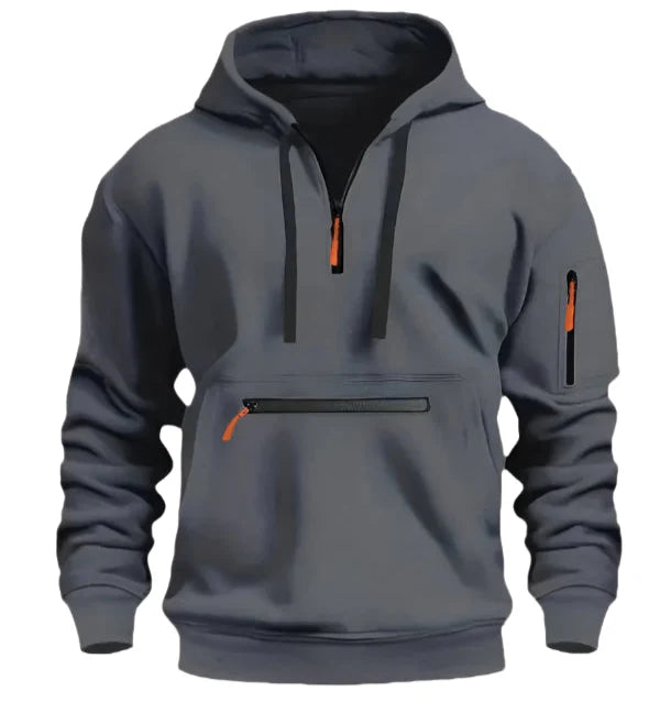 Men's Hoodie | Half Zip Pullover
