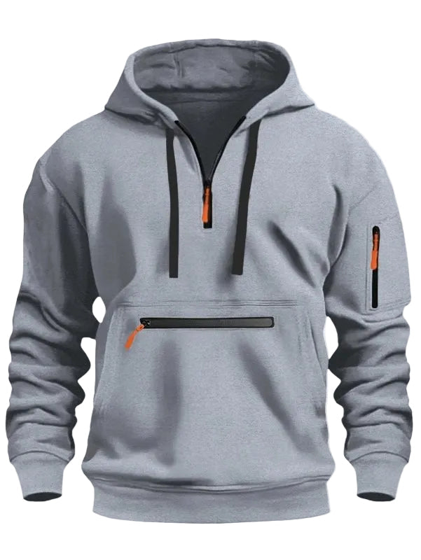 Men's Hoodie | Half Zip Pullover