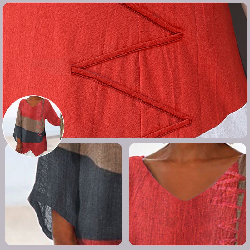 Women's Blouse | V-Neck Block