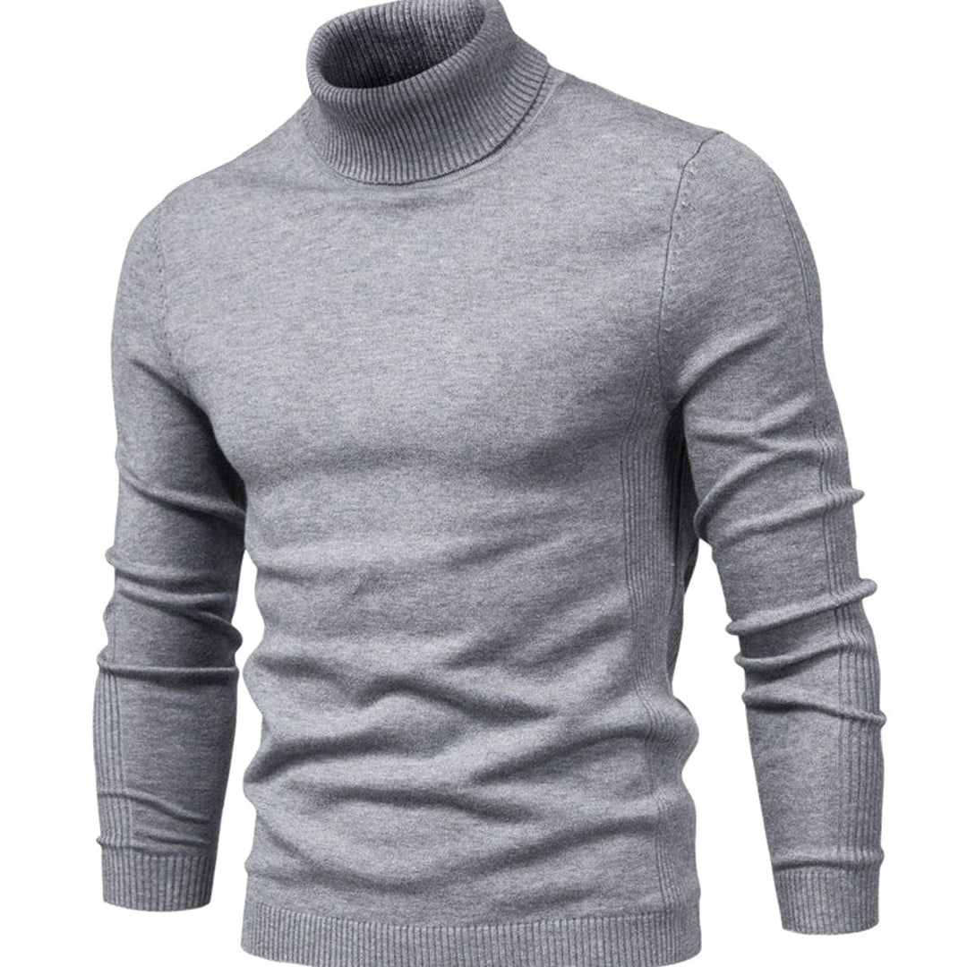 Homer | Men's Slim-Fit Turtleneck Casual Knit Sweater