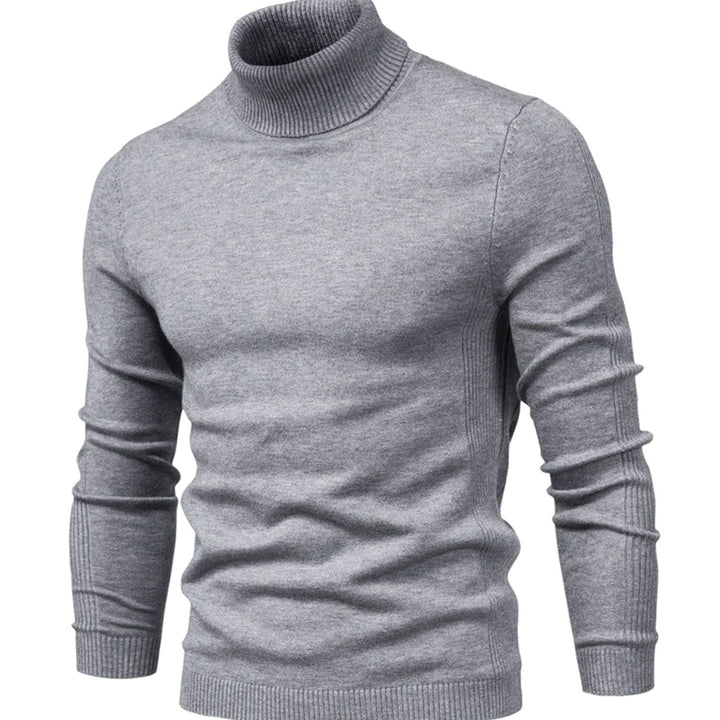Homer | Men's Slim-Fit Turtleneck Casual Knit Sweater