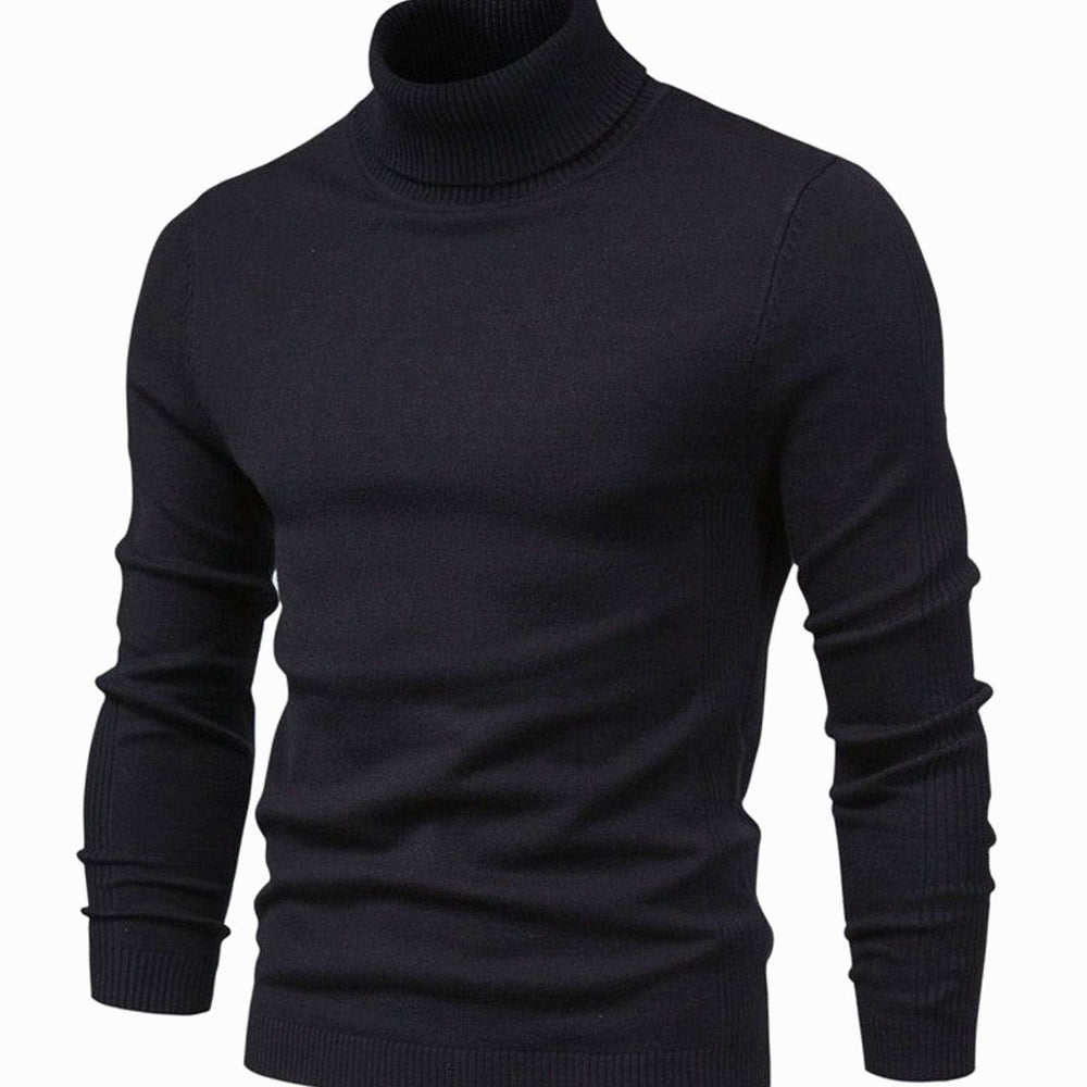 Homer | Men's Slim-Fit Turtleneck Casual Knit Sweater