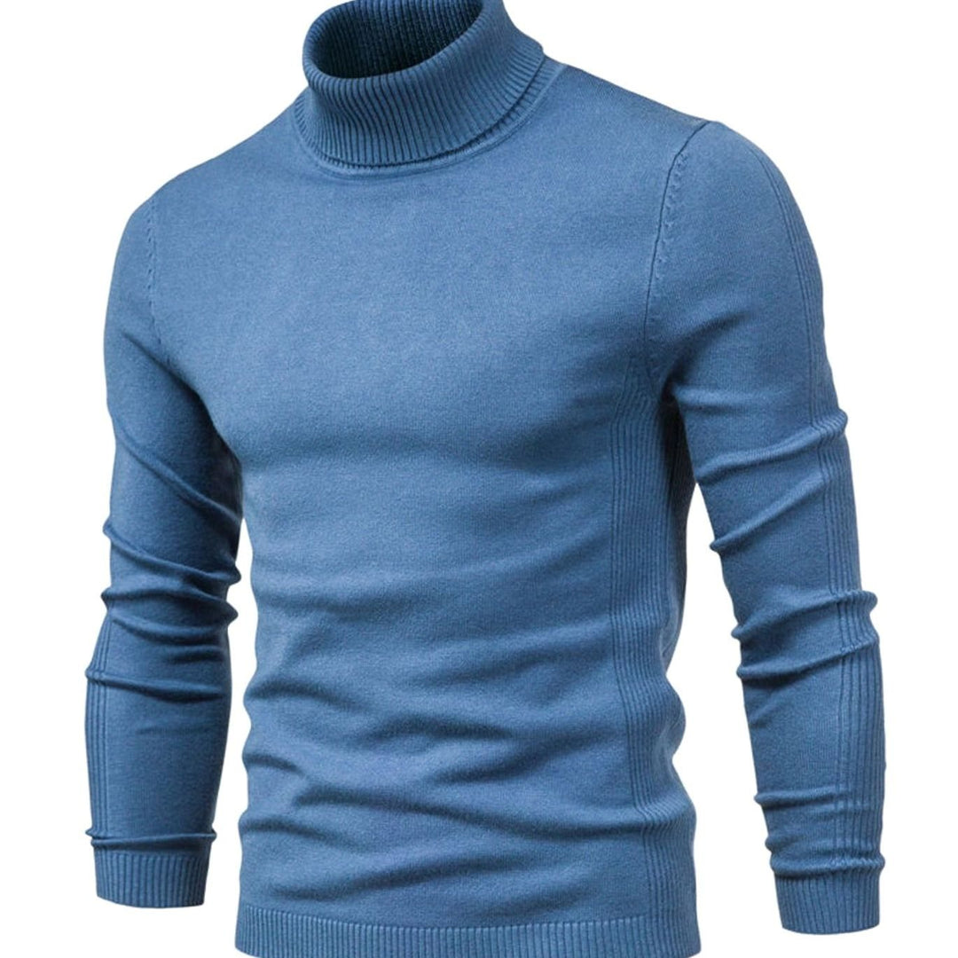 Homer | Men's Slim-Fit Turtleneck Casual Knit Sweater