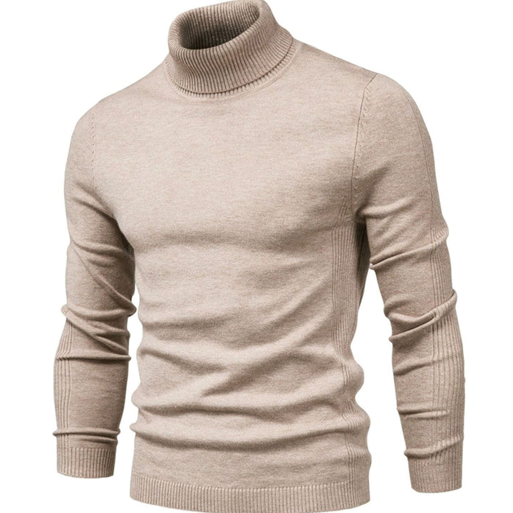 Homer | Men's Slim-Fit Turtleneck Casual Knit Sweater