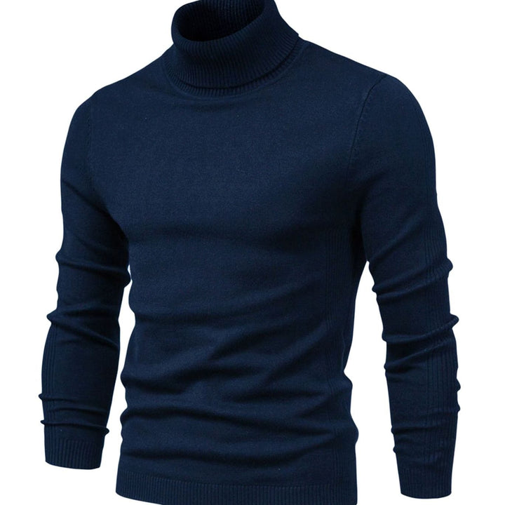 Homer | Men's Slim-Fit Turtleneck Casual Knit Sweater