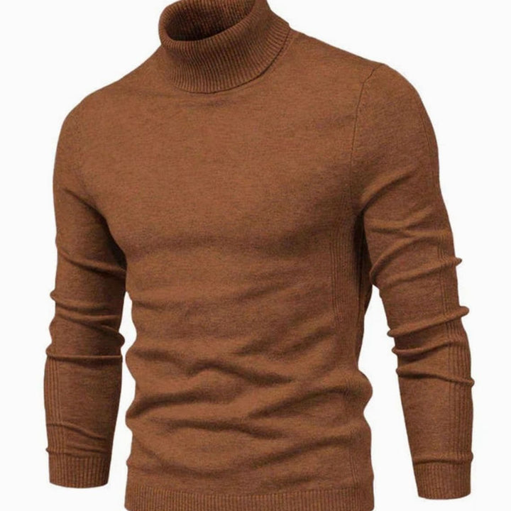 Homer | Men's Slim-Fit Turtleneck Casual Knit Sweater
