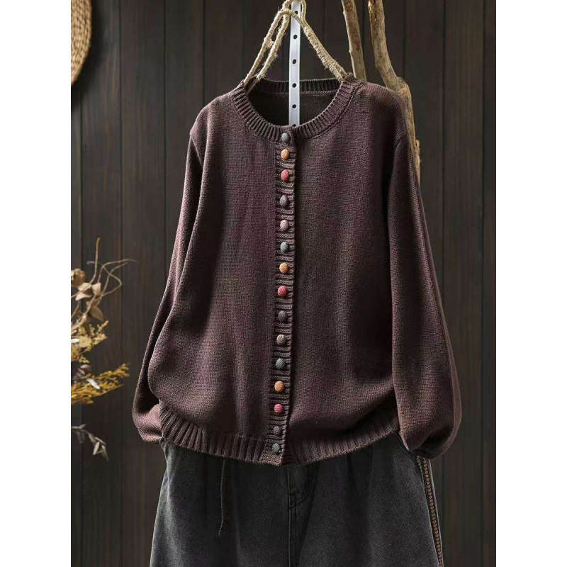 Women’s Cardigan | Colorful Button Front Closure