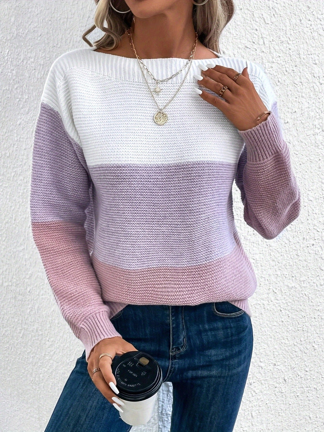 Women's Sweater | Long Sleeve Round Neckline