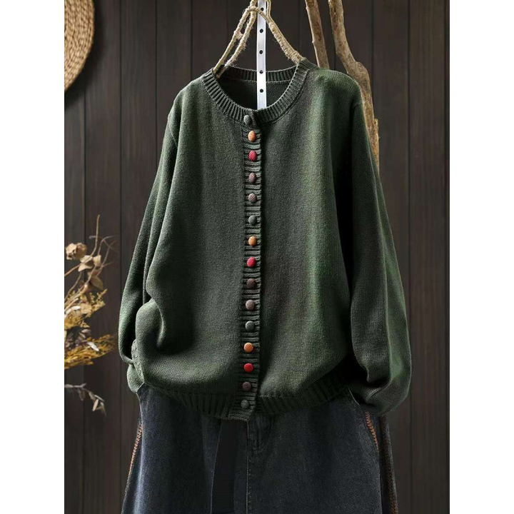 Women’s Cardigan | Colorful Button Front Closure