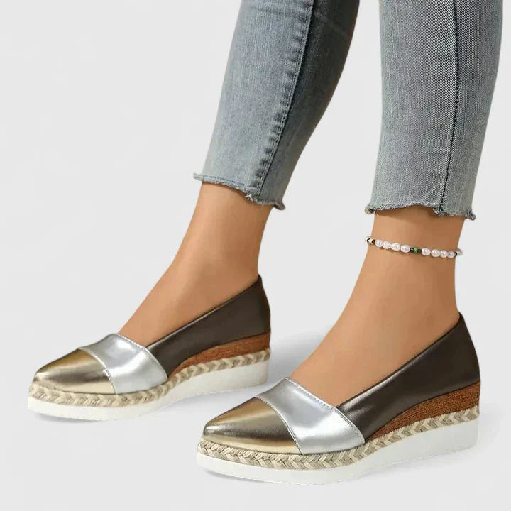 Sandals For Women | Structured Slip-On Wedge
