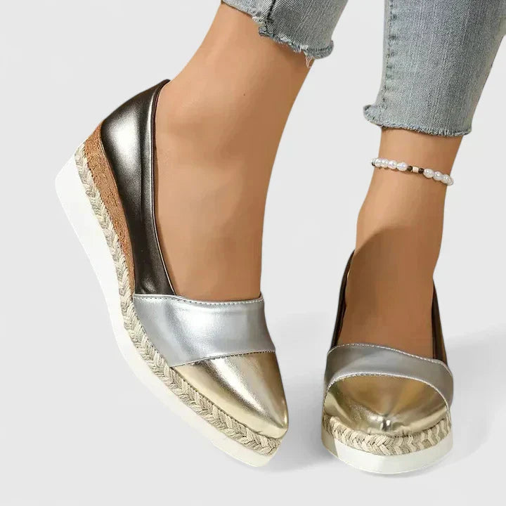 Sandals For Women | Structured Slip-On Wedge