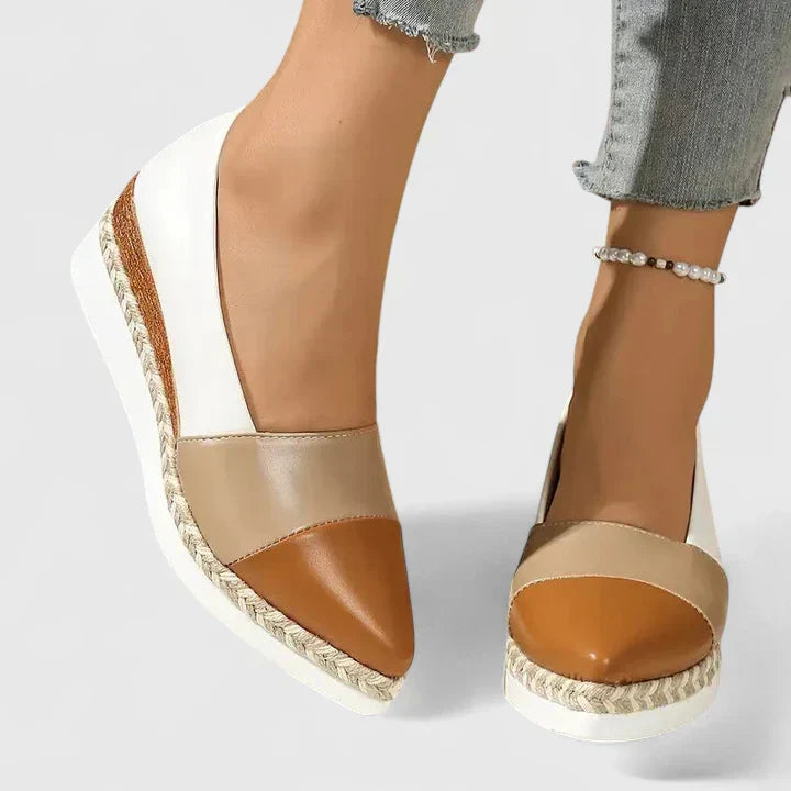 Sandals For Women | Structured Slip-On Wedge