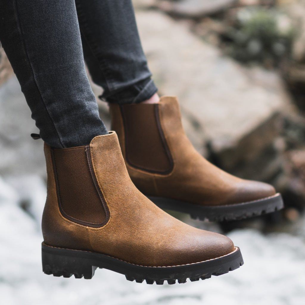 Boots For Women | Elastic Side Rounded Toe