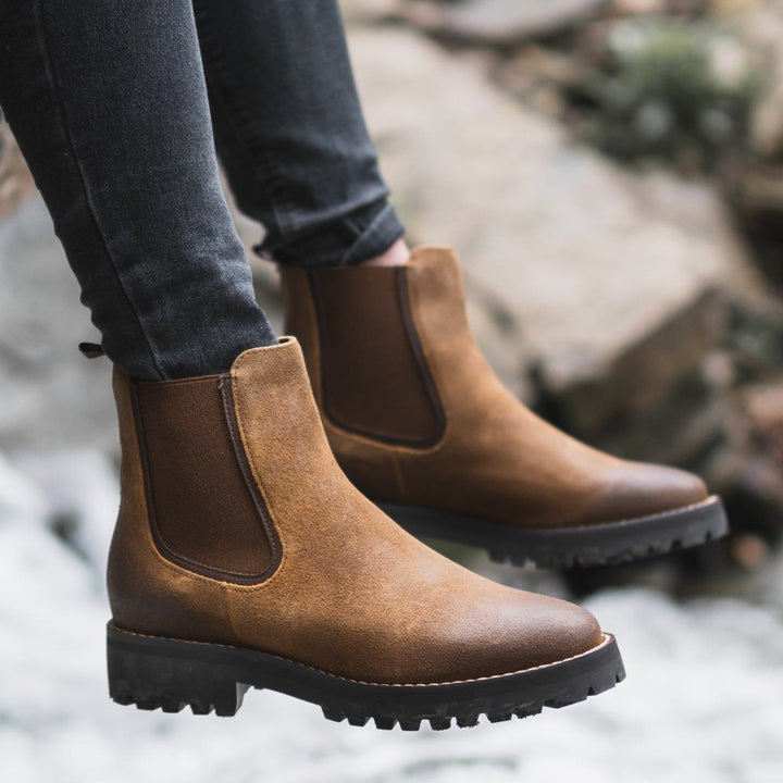 Boots For Women | Elastic Side Rounded Toe