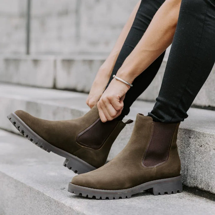 Boots For Women | Elastic Side Rounded Toe