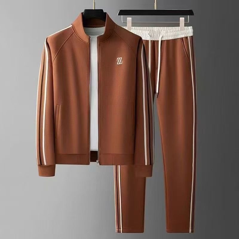 Men’s Two-Piece Set | Zip Jacket Drawstring Pants